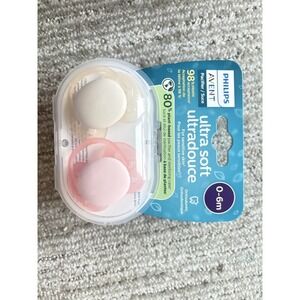 Philips Avent Ultra Soft Pacifiers 0-6m - Sand/Soft Pink - 2pk